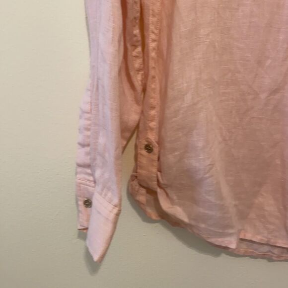 Calvin Klein pink linen shirt. Size Xs. Very good condition - Picture 5 of 10